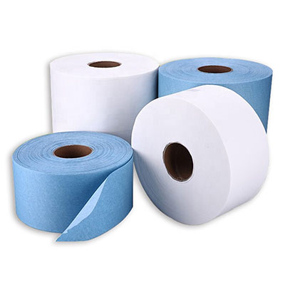 Low cost lint-free paper roll for cleaning